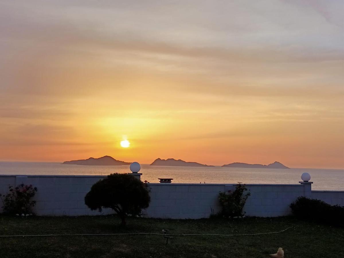 Precioso apartamento con terreno y vistas a cies Vigo Exterior foto