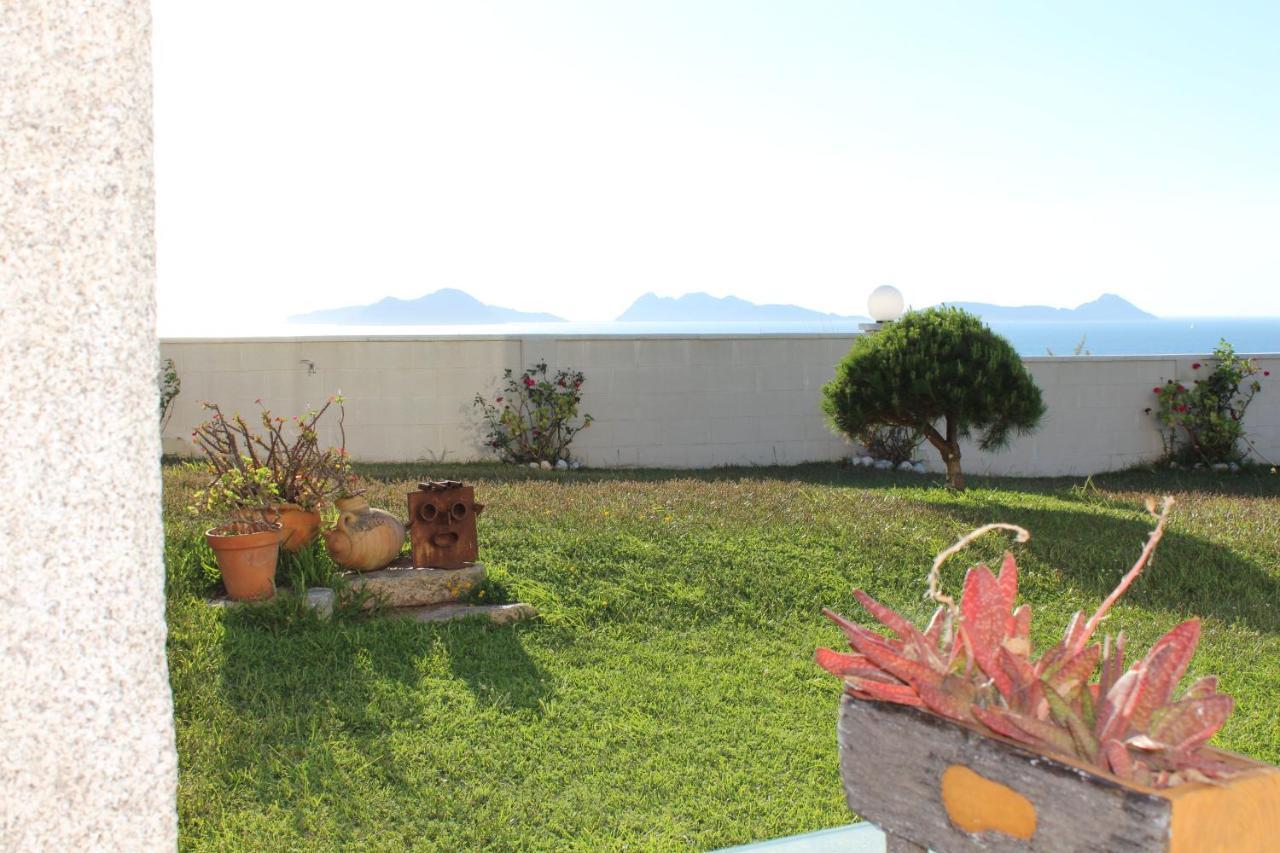 Precioso apartamento con terreno y vistas a cies Vigo Exterior foto